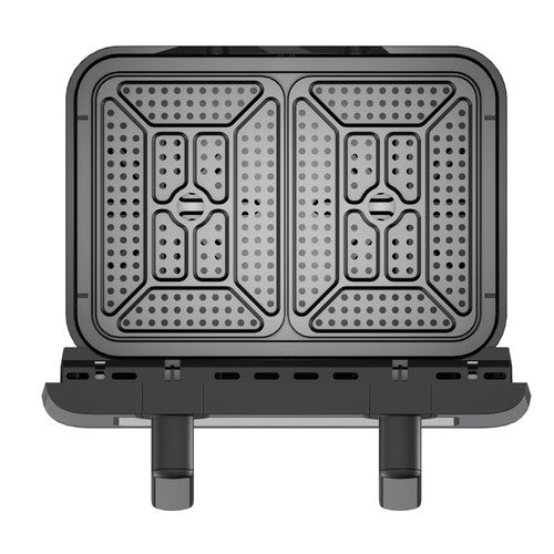 Mika MAFDW2310DB 10L air fryer open basket with crisper inserts