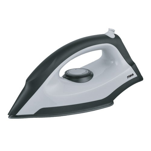 Mika Dry Iron,  Ceramic Soleplate, 1100 - 1300W, Grey & Black (MIDR1233C), product view