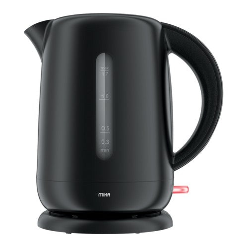 Mika Kettle, 1.7L, Plastic, 360Âº Cordless, Concealed Element, Black (MKT1801B), product view