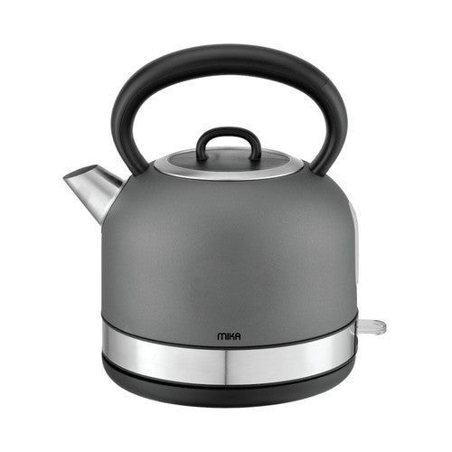 Mika Kettle, 1.7L, Stainless Steel, 360Âº Cordless, Concealed Element, Charcoal Grey (MKT2404G), product view