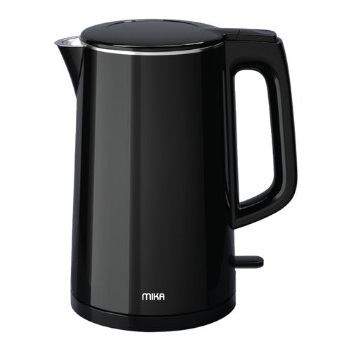 Mika Kettle, 1.7L, Double Wall, 360Âº Cordless, Concealed Element, Black (MKT3102B), product view