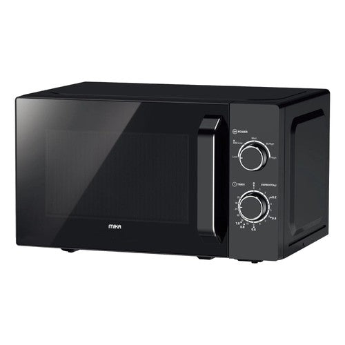 Mika Microwave Oven, 20L, Manual, Solo, Black (MMWMSKH2015B), product view