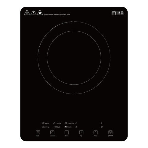 Mika Portable Induction Cooker, Single Cooking Zone, Black Glass (MPDC2121T), product view