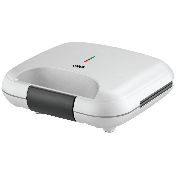Mika Sandwich Maker, 2 Slice, 750W, White & Black (MSAN2101WB), product view