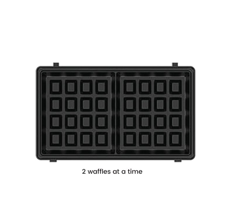 Mika MSAN2301B sandwich maker removable waffle plate
