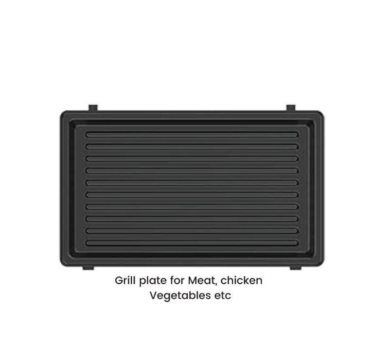Mika MSAN2301B sandwich maker removable grill plate