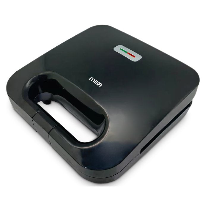 Mika 3 in 1 Sandwich Maker, With Detachable Plates, 2 Slice, 750W, Black (MSAN2301B), product view
