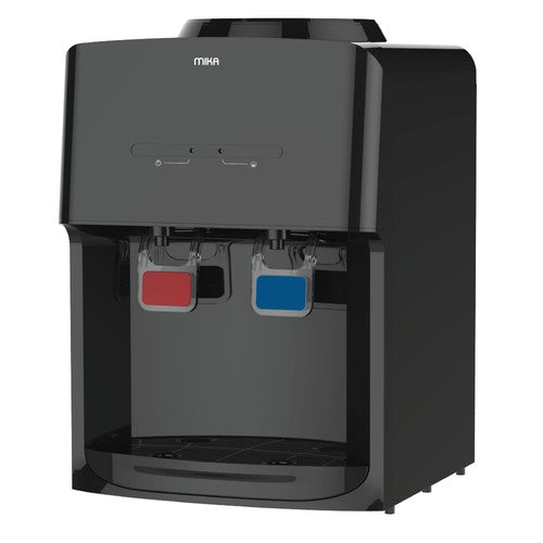 Mika Water Dispenser, Table Top, Hot & Normal, Black (MWD1205B), product view