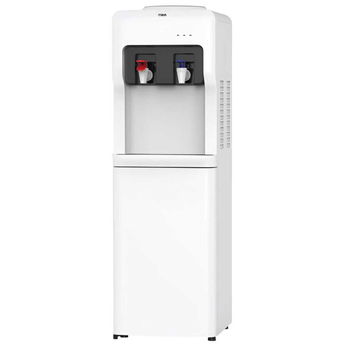 Mika Water Dispenser, Standing , Hot & Normal with Cabinet, White & Black (MWD2209WB), product view