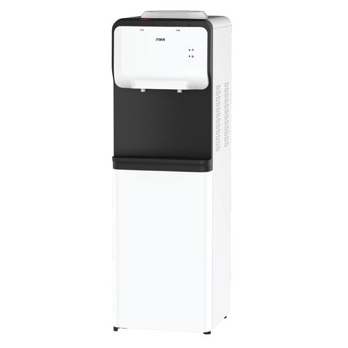 Mika Water Dispenser, Standing , Hot & Electric Cooling, with Cabinet, White & Black (MWD2304WB), product view