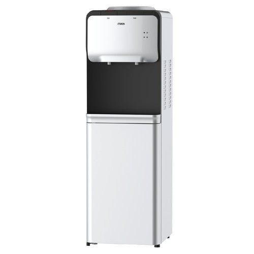 Mika Water Dispenser, Standing , Hot & Electric Cooling, with Cabinet, Silver & Black (MWD2305SB), product view