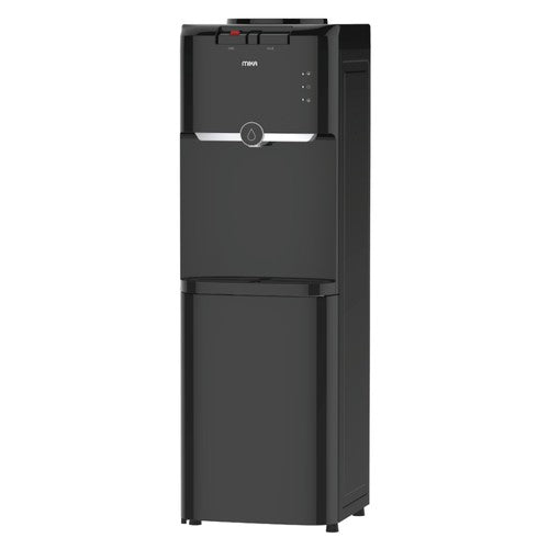 Mika Water Dispenser, Standing , Hot & Electric Cooling, with Cabinet, Black & Silver (MWD2306BS), product view