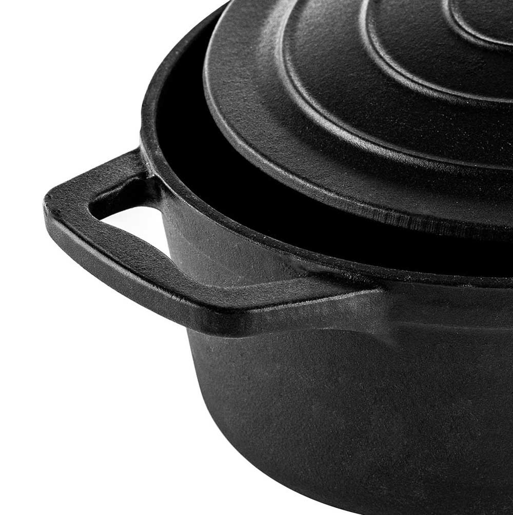 Muhler Tika MR-4133CI cast iron roaster, 41 x 25 x 11 cm, 5.1 L - original gallery view 7