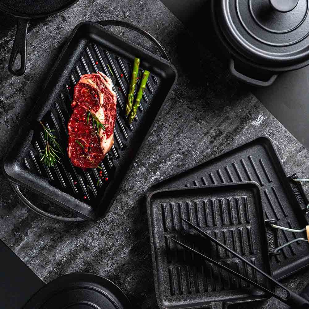 Muhler Tika MR-4133CI cast iron roaster, 41 x 25 x 11 cm, 5.1 L - original gallery view 10