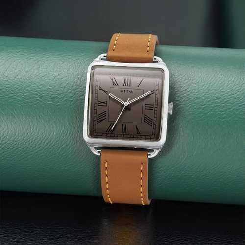 Titan Retro Revive – Quartz Analog Leather Watch for Men | Vintage Style Watch in Kenya | Red Rhino