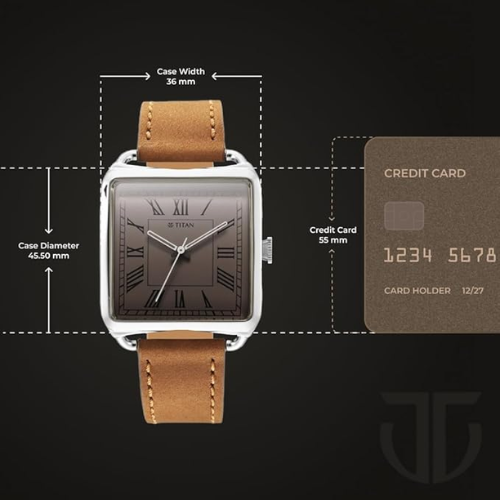 Titan Retro Revive – Quartz Analog Leather Watch for Men | Vintage Style Watch in Kenya | Red Rhino