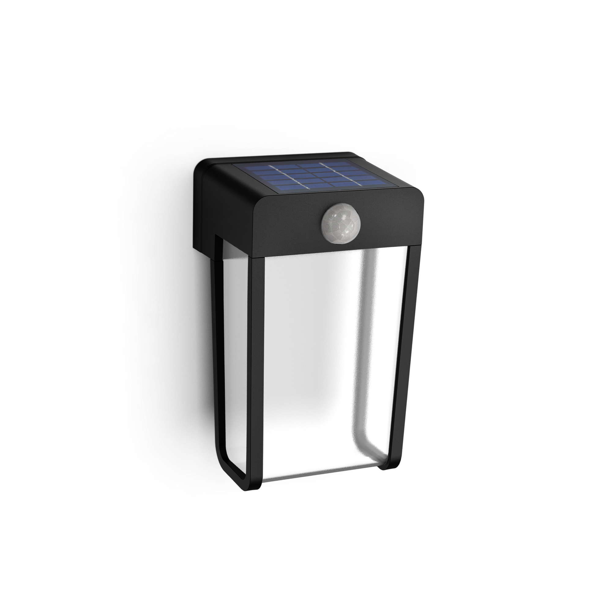 Philips Shroud SR Solar LED Wall Light CL 2.3W 827 IP44 — product view on a white background