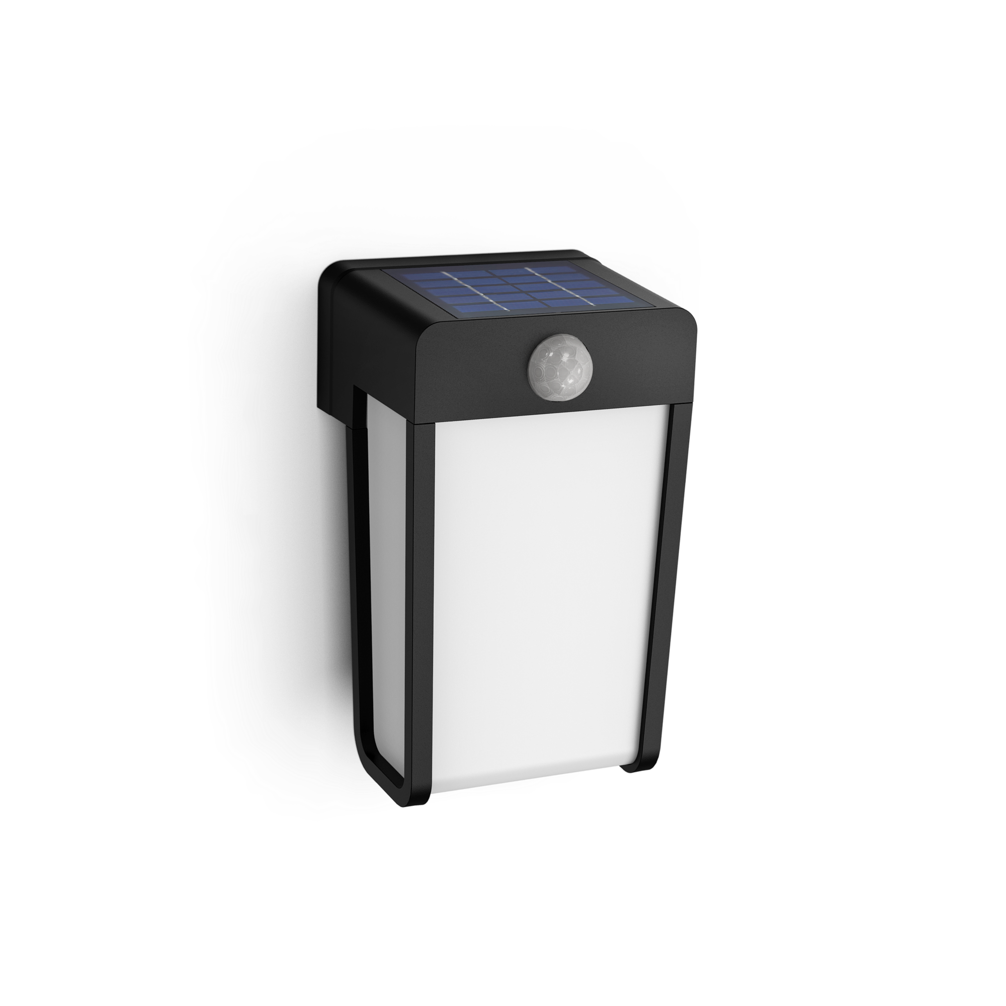 Philips Shroud SR Solar LED Wall Light FR 2.3W 827 IP44 — product view on a white background