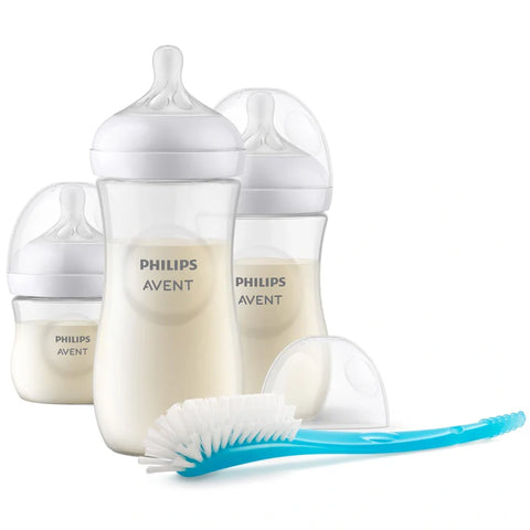 Philips Avent Natural Response Newborn Gift Set SCD837/12 - 3 bottles and bottle brush