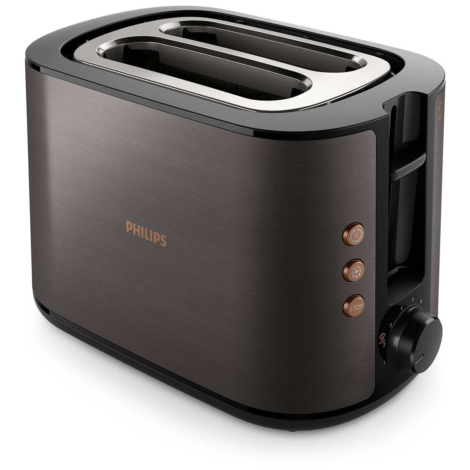 Philips 5000 Series Toaster HD2650/31 Black and Copper