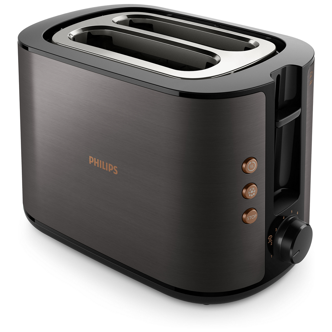 Philips 5000 Series Toaster HD2650/31 Black and Copper