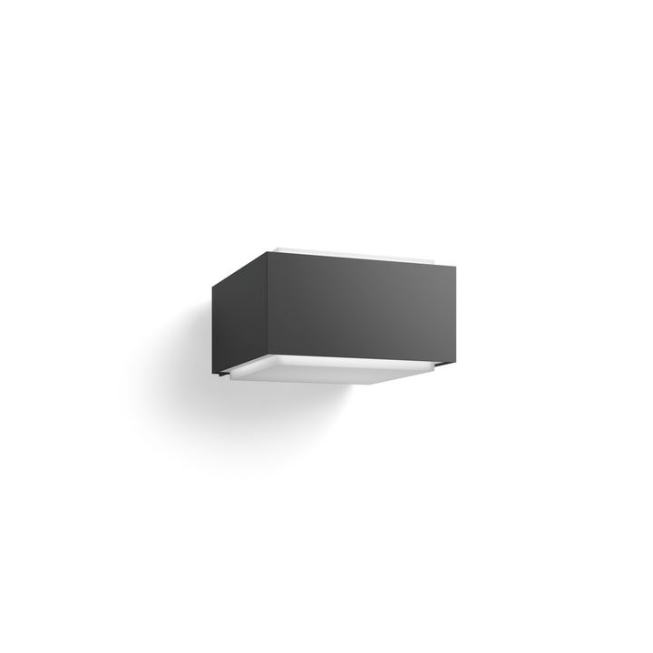 Philips MyGarden Hedgehog Outdoor Wall Light E27 Anthracite — product view on a white background