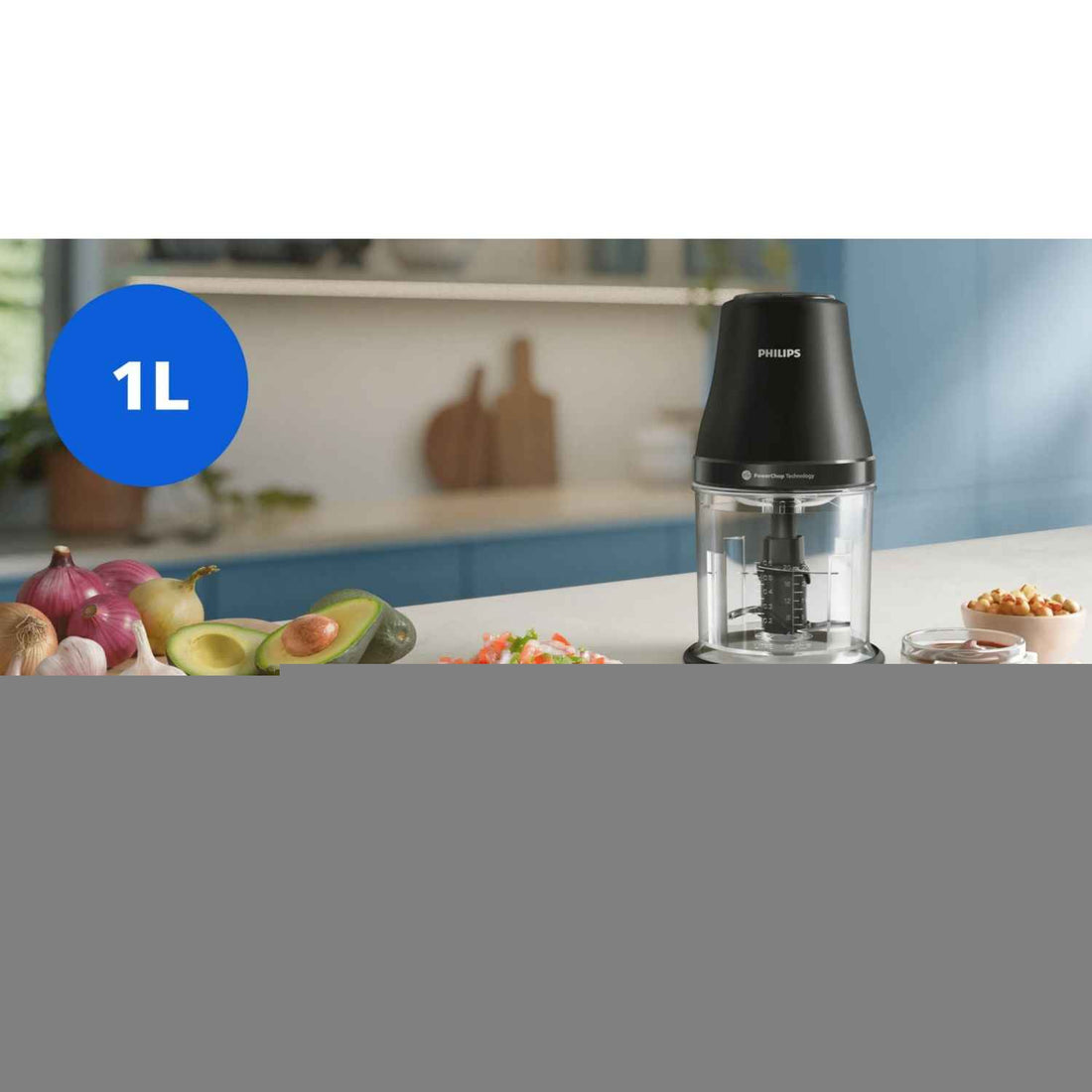 Philips 3000 Series Chopper 450W 1L HR1501/00 – PowerChop | Buy in Kenya | Red Rhino