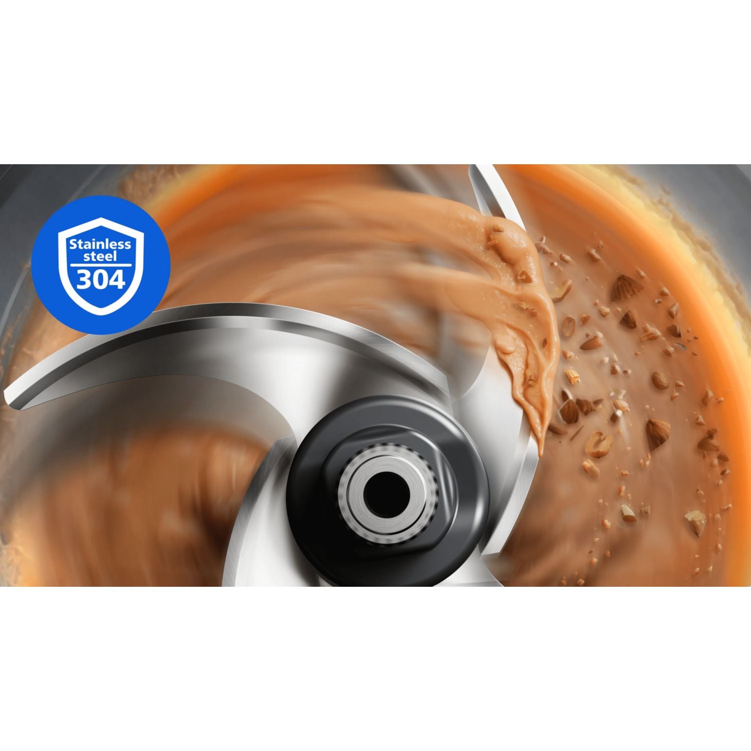 Philips HR1501/00 four stainless steel blades