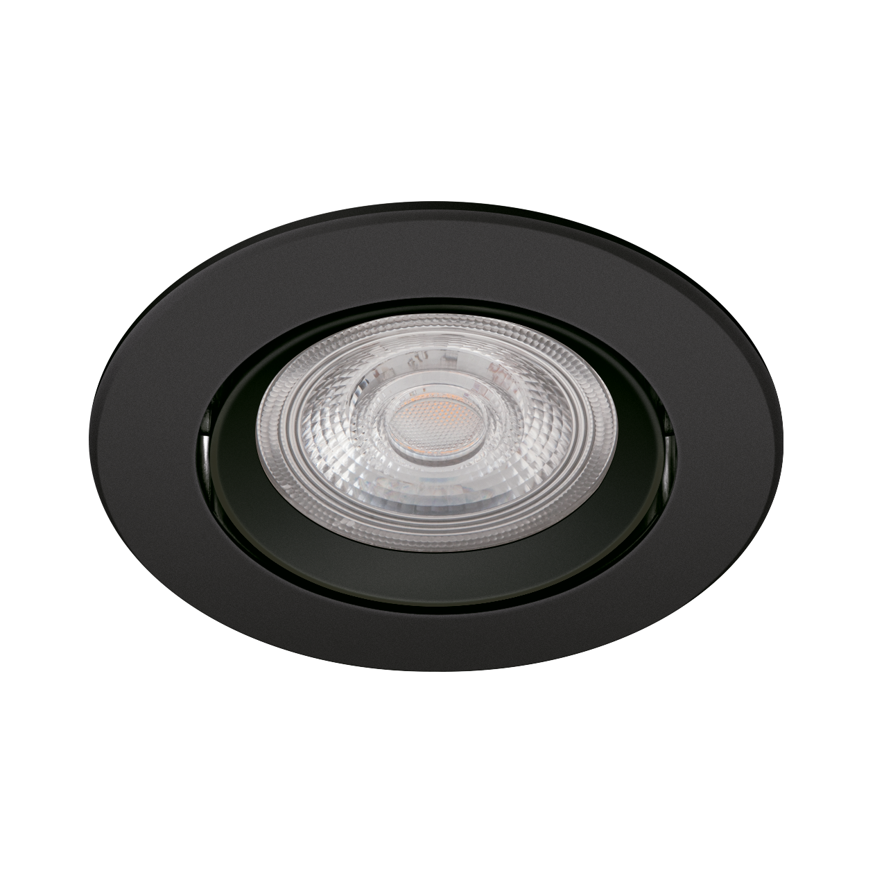 Philips Sparkle SL261 LED Spotlight 5W IP20 Black Lens — product view on a white background