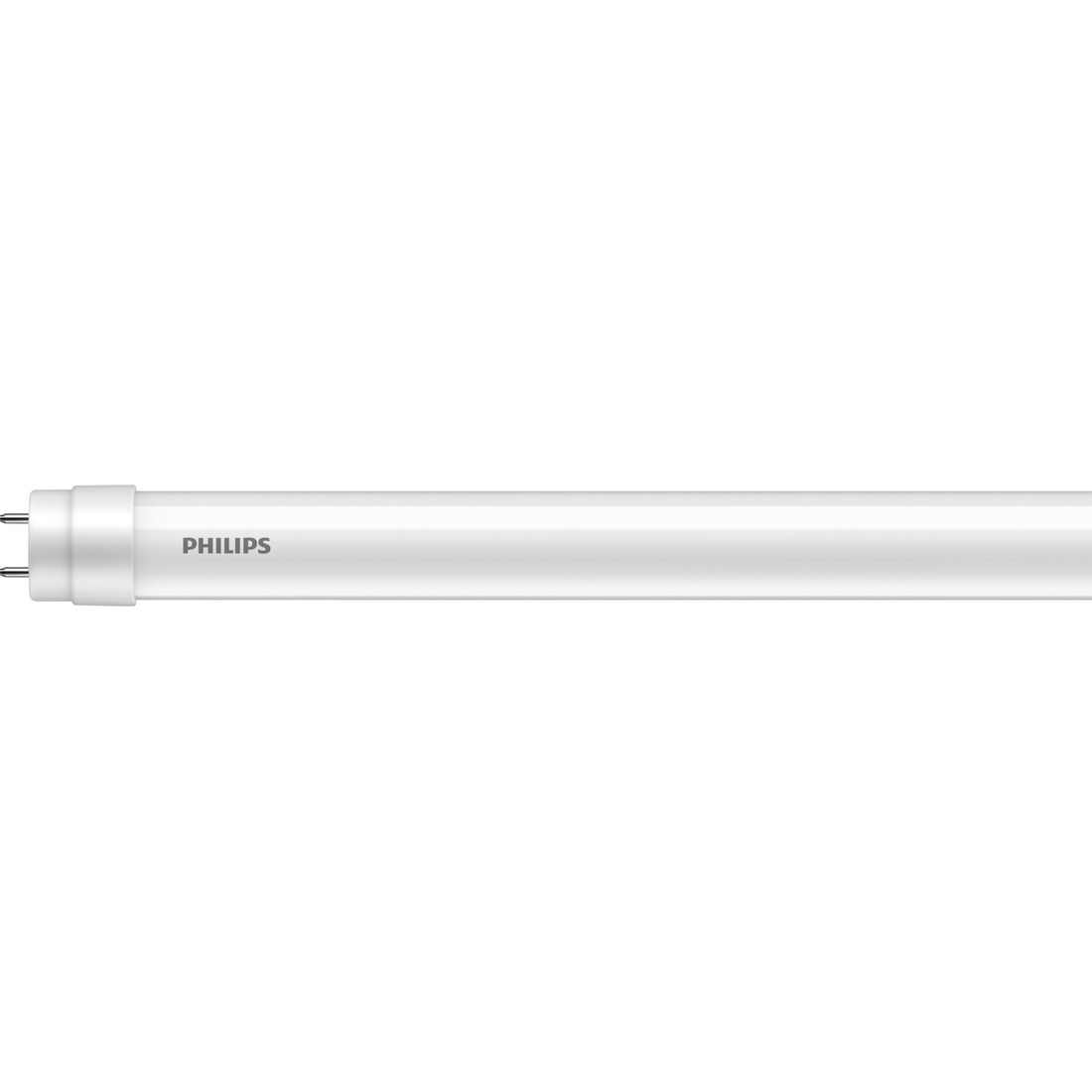 Philips double-ended LED tube end-cap and body detail — manufacturer family reference; full tube length not shown