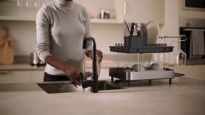 Joseph Joseph official video: Excel Steel two-tier grey dish rack 851647