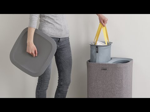 Joseph Joseph official English video: Joseph Joseph Tota 60L Laundry Basket Grey 50001
