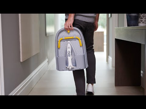 Joseph Joseph official video: Pocket folding grey table-top ironing board 50009