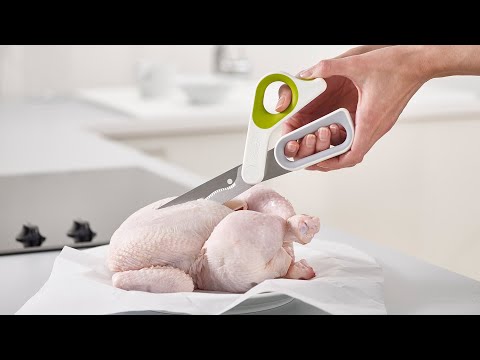 Joseph Joseph official English video: PowerGrip kitchen scissors 10302