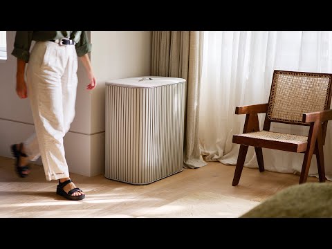 Joseph Joseph official product video: Joseph Joseph Tota Trio Luxe Bamboo Laundry Basket 90L Ecru 5000008