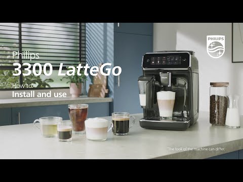 Philips official video: 3300 Series LatteGo, installation and use