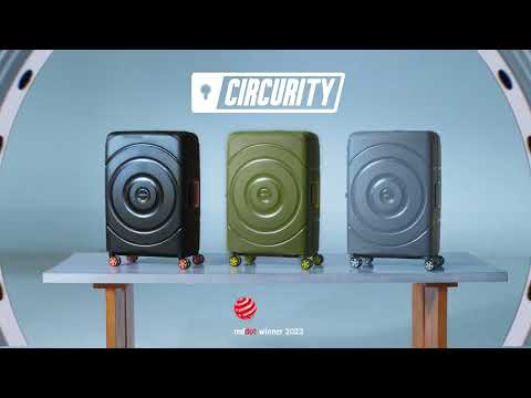 American Tourister Circurity official English video showing its 3-point locking system