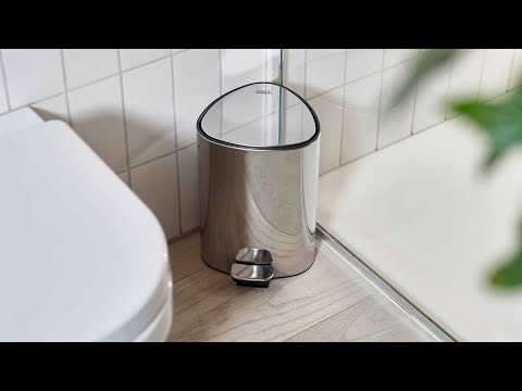 Joseph Joseph official product video: Joseph Joseph EasyStore Luxe 5L Pedal Bin with Liner Storage Stainless Steel 70596