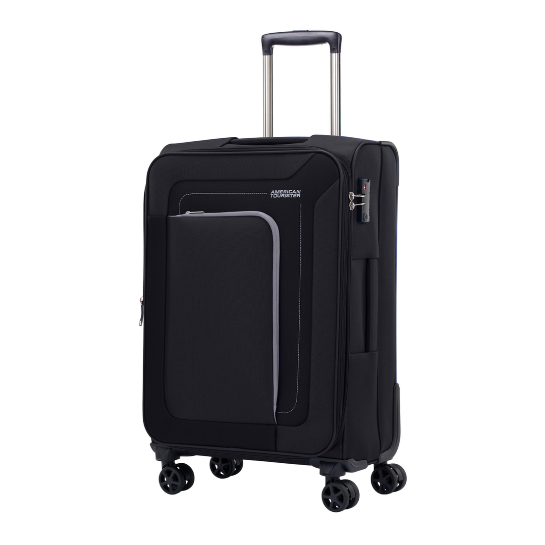 American Tourister Raya 67cm Black softside medium suitcase