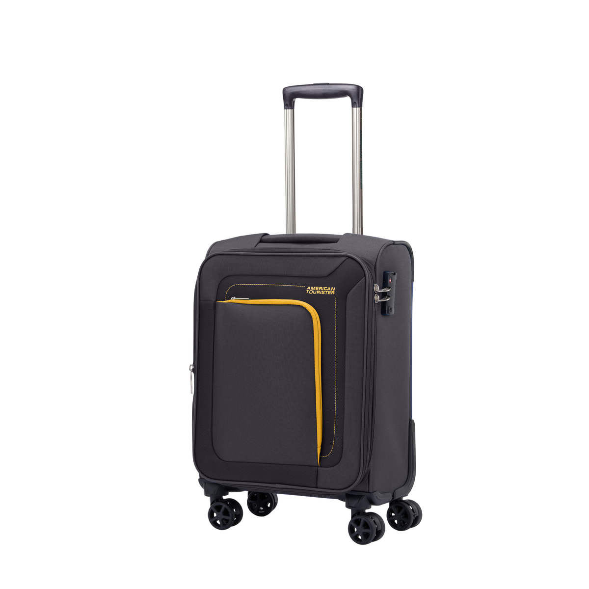 American Tourister Raya 55cm Grey softside cabin suitcase
