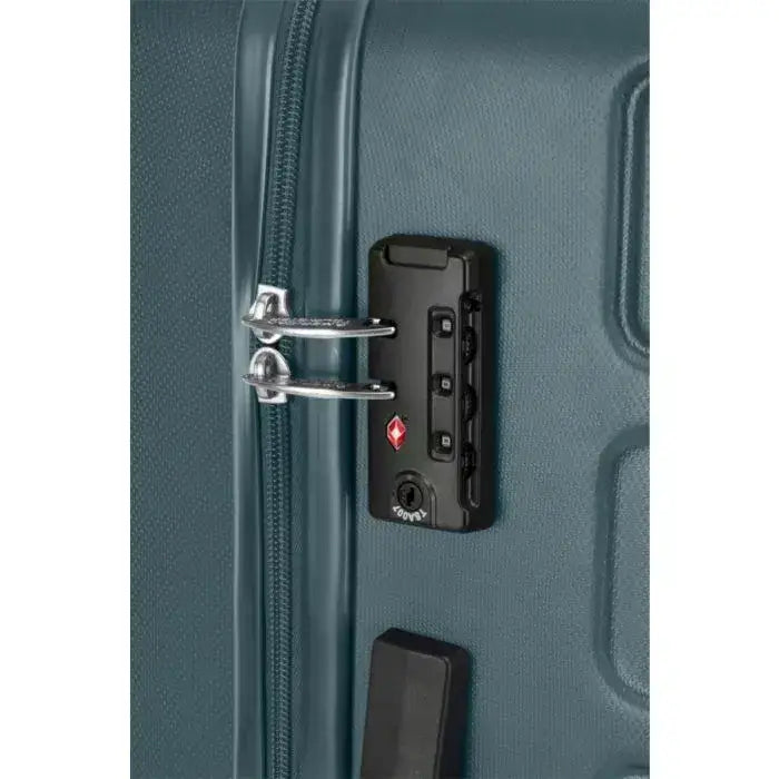 American Tourister Bricklane Dark Forest — supplier range TSA lock detail; size unspecified