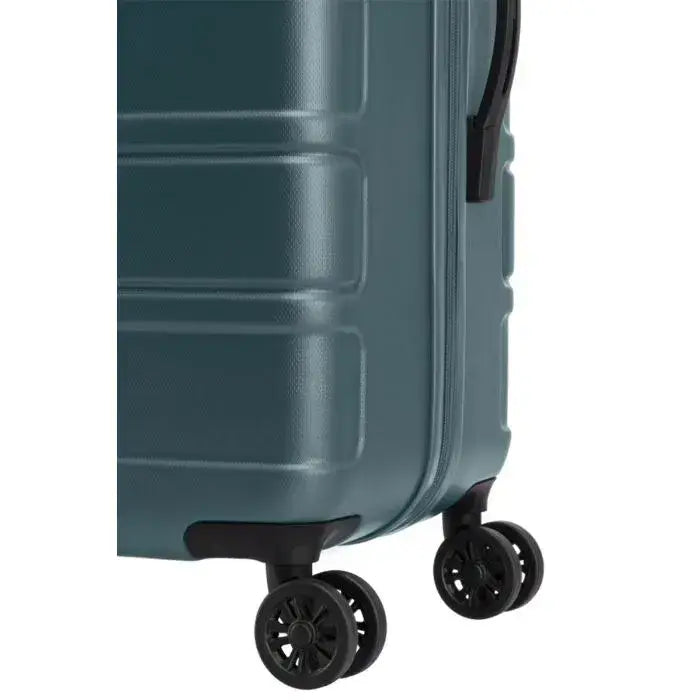 American Tourister Bricklane Dark Forest — supplier range double wheels detail; size unspecified