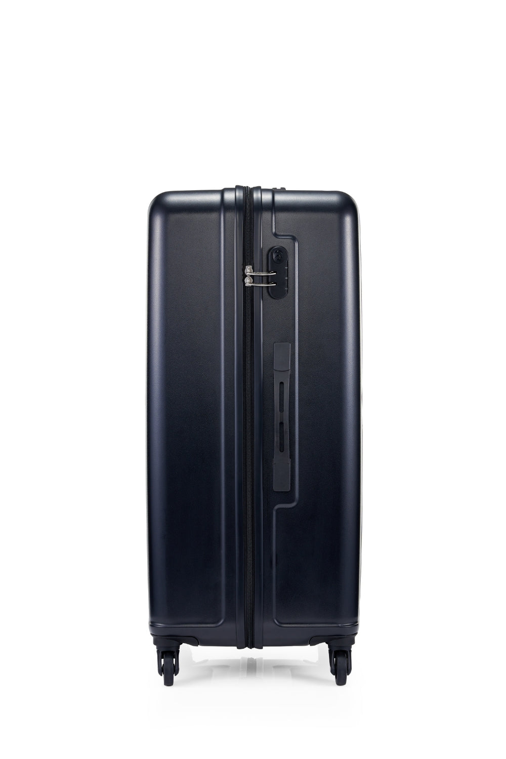 American Tourister Skytrac 78 cm — Black Large Suitcase — lock side view
