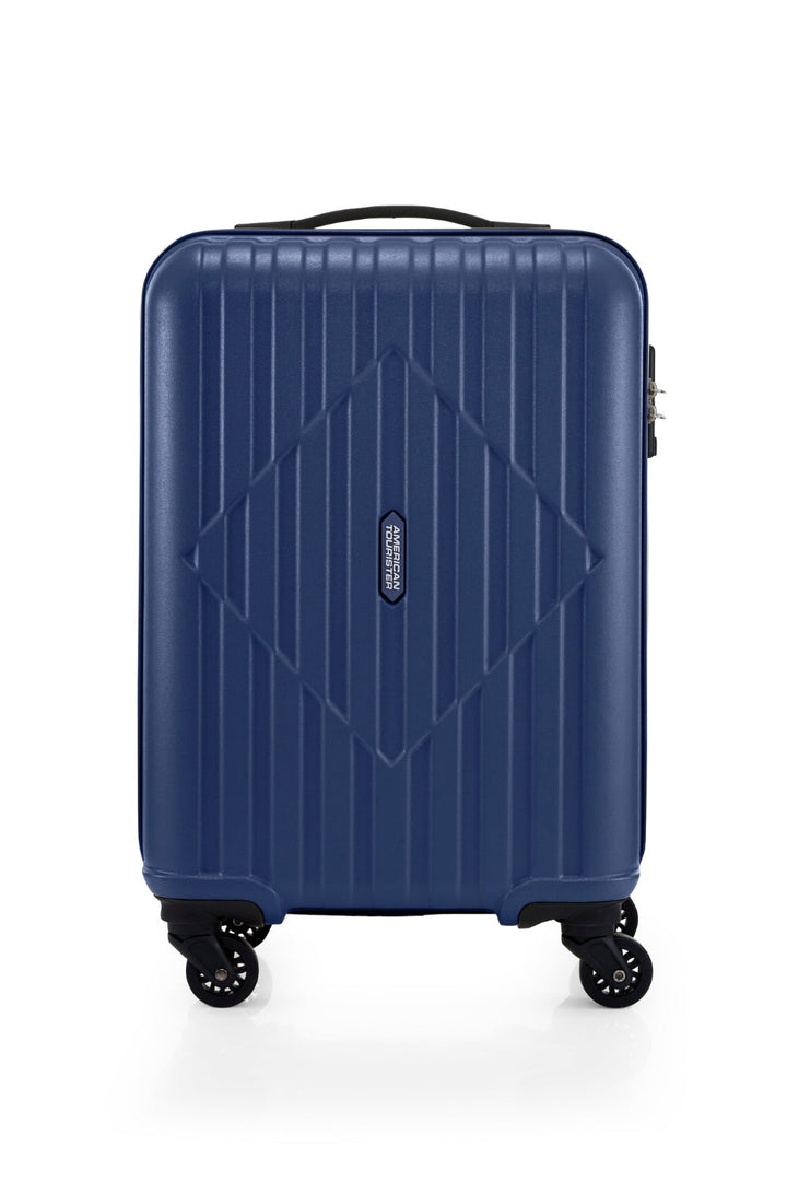 American Tourister Skytrac 55 cm — Navy Cabin Suitcase — front view