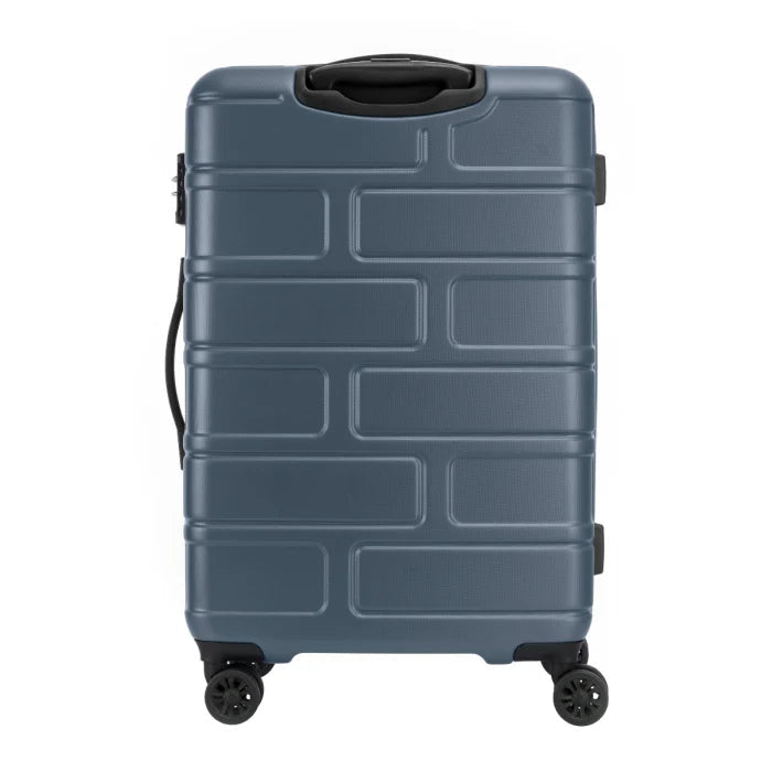 American Tourister Bricklane 80 cm Dark Shadow Large Suitcase — rear and carry handle view