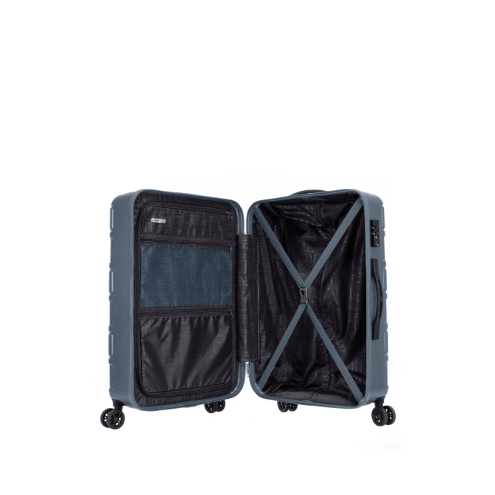 American Tourister Bricklane Dark Shadow — manufacturer range interior detail; size not specified
