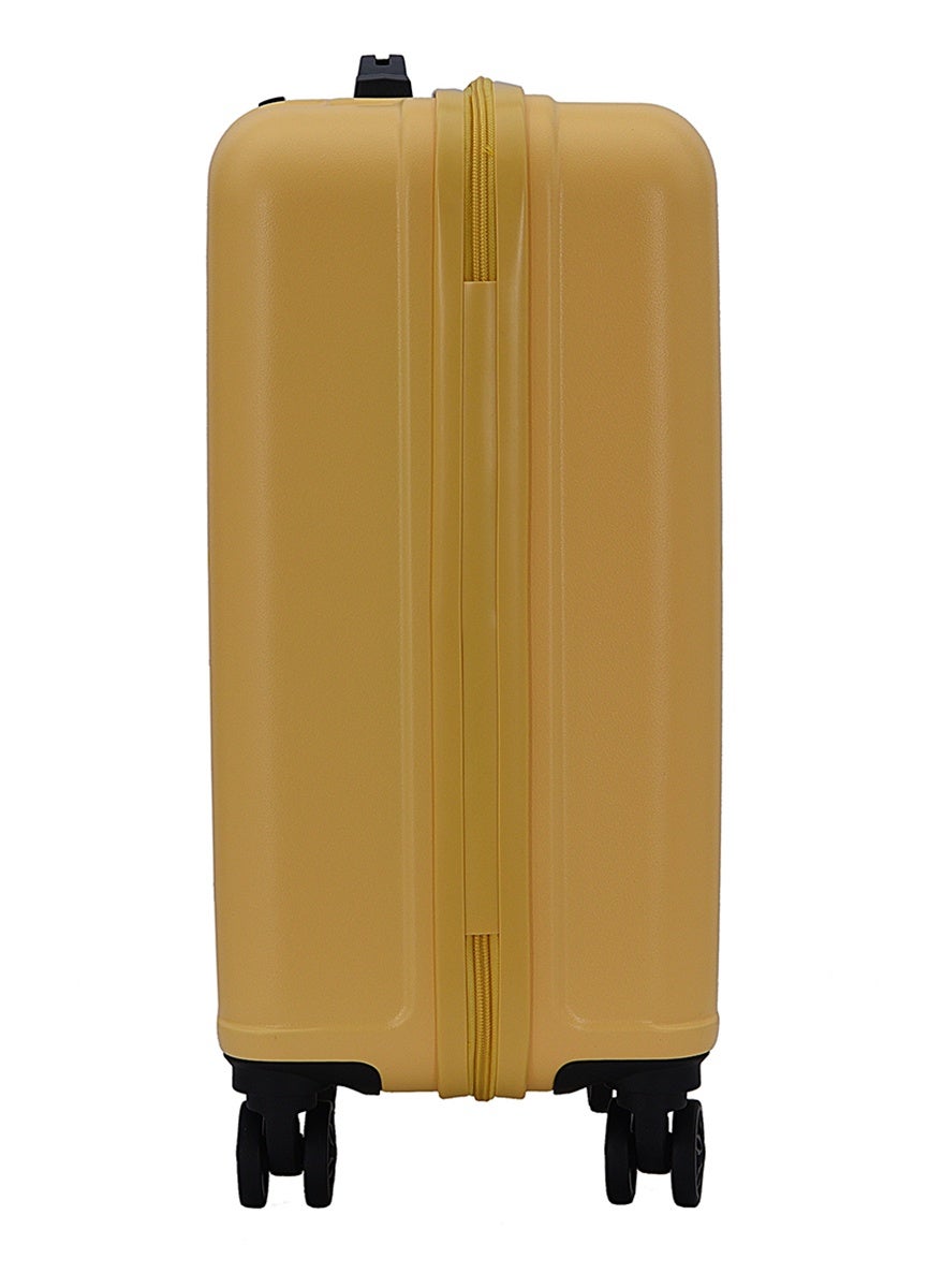 American Tourister Skytrac 55 cm Sunshine Yellow — opposite side and zipper view