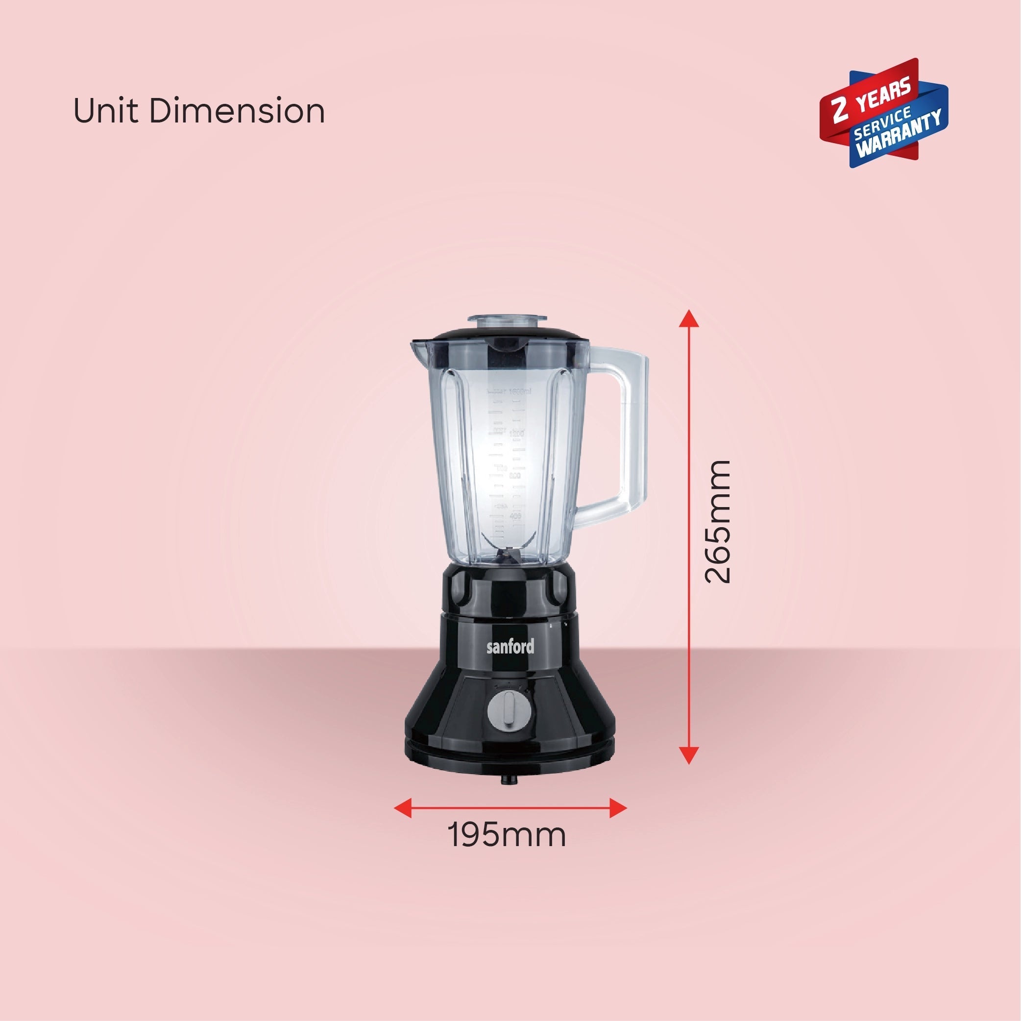 Sanford SF6803BR product dimensions