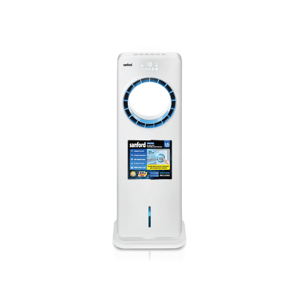 Sanford SF8127PAC 3.5L portable bladeless air cooler, product image 1