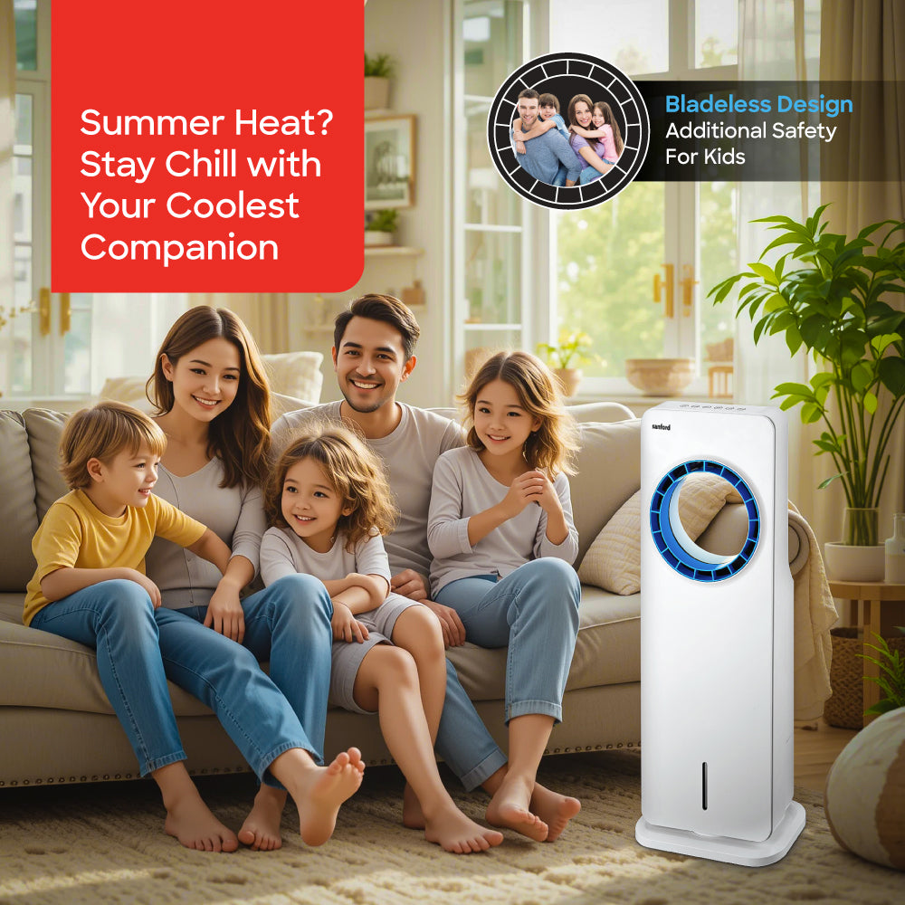 Sanford SF8127PAC 3.5L portable bladeless air cooler, product image 2